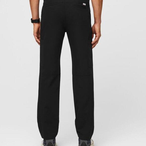 FIGS Men's Axim Cargo Scrub Pants - Black - Size Large - Picture 4 of 8